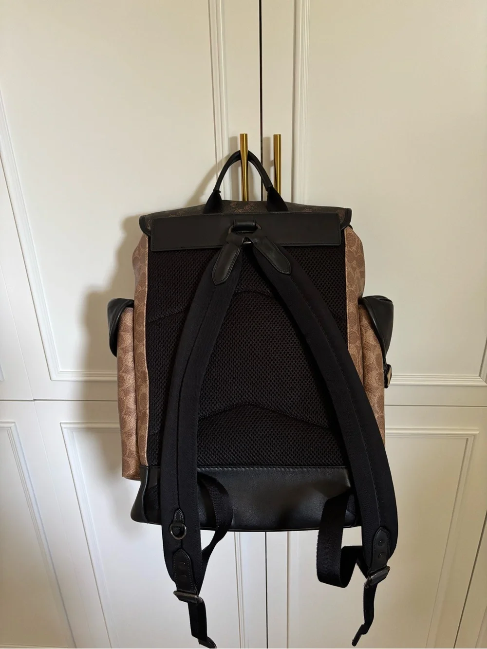 COACH Hitch Leather Backpack